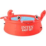 Intex - 26100 Happy Crab Easy Set Above Ground Pool 6 Feet