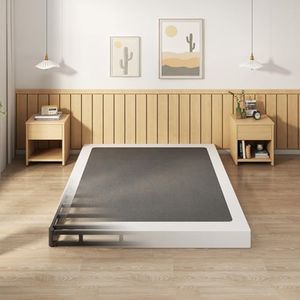 EMODA 5 Inch Box Spring Queen Size Bed Base, 3000 LBS Heavy Duty Metal Mattress Foundation with Fabric Cover, Easy Assembly