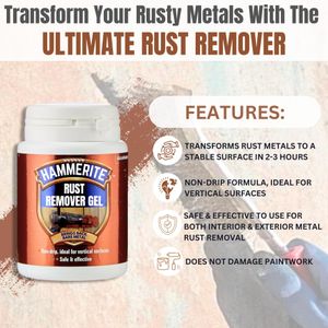 Hammerite Rust Remover Kit – Metal Cleaner & Treatment Solution