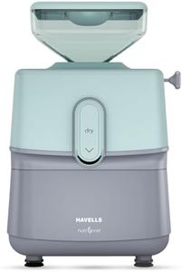 Havells Nutri Grind Atta Mill| 400W High Torque Induction Motor | 1400 RPM Slow Speed Grinding | Quality Coarse Stones | 2 Yr Manufacturer Warranty| Grey & Pista Green
