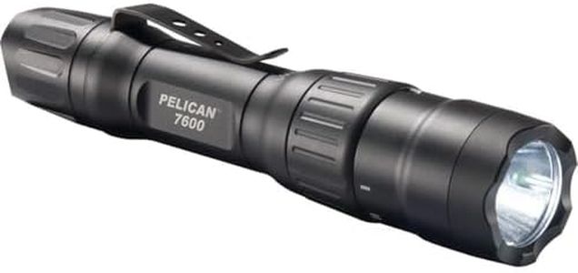 Pelican 7600 Tactical Flashlight - Rechargeable Black