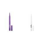 3INA MAKEUP - Vegan - Cruelty Free - Liquid Eyeliner Set - Colour Eyeliner White and Purple - Eye Makeup Kit Colourful Matte Liquid Eyeliners - Longwearing and Smudge Proof Formula - Precise Tip