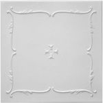 RM-84 Polystyrene (Styrofoam) Decorative ceiling tiles to cover the popcorn ceiling. DIY easy glue-up application on any flat, solid surface or popcorn ceiling. Pack of 16 covers 43 sq.ft. or 4m2