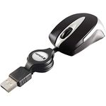 Verbatim 99999 Go Mini - USB Optical Travel Mouse with Retractable Cable, black