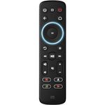 Streamer Remote – Universal Remote Control for up to 3 Devices Streamer Boxes (Roku, Apple TV and More) – Learning Feature - Backlit Keys - URC7935 - Canadian Version