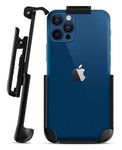 Encased Holster for iPhone 12/ iPhone 12 Pro (ClipMate Series) Case Free Belt Clip Design with Rotating Holster - Black