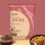 JIWA healthy by nature Jiwa Organic Red Rice Lal Chawal Wholesome Nutrient Profile Rich In Fiber Certified Organic & Naturally Gluten Free 100% Natural & Wholegrain 1 Kg