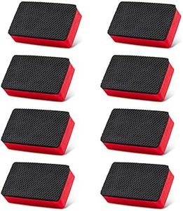 8PCS Clay Bar Sponge, Fine Grade Auto Detailing,Magic Car Pad Block Cleaning, Wax Polish Pad Tool, Kitchen Cleaning Sponge Home Cleaner, Reusable and Washable