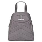 Petunia Pickle Bottom Inter-Mix Slope Backpack - Machine-Washable Diaper Bag - Ultimate His & Hers Backpack - Spacious & Versatile Bag - Compatible with Inter-Mix Systems - Charcoal Microfiber