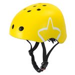 DRBIKE Kids Bike Helmet for Kids 3-5 Years Boys Girls Toddler Helmet Adjustable Cycling Helmet Skateboard Helmet for Kids Outdoor Multi-Sport Yellow S