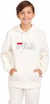 FILA Unisex Kid's Classic 2.0 Hoodie, Arctic White, Size 16