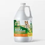 Pet's Pal Natural Weed Killer | Pet Safe Spray | Ready-to-use Natural Herbicide | Environmentally Safe | Bee Safe | Glyphosate Free | Safe for Kids (1 Gallon)