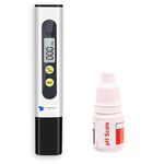 Ampereus TDS meter with ph drop bottle, pH Drop and ORP Testing for TDS Testing and pH Testing, TDS and pH Test, Pen Type TDS Meter and pH drop Bottle for all Purpose and Orp Testing positive/negative