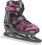 Roces Girls' Jokey Ice 3.0 Skates, Black-Pink, 30-33 EU, 450708-002