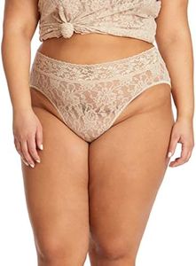 hanky panky, Plus Signature Lace French Brief, Chai, 1X
