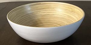 IKEA RUNDLIG - Serving Bowl, White Bamboo, White - 30 cm