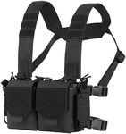 VISMIX Tactical Chest Rig, Adjustable&Detachable Molle Chest Rigs