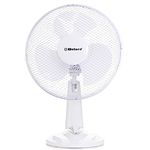 12inch Table Fan Desk Fan with 3 Speed Oscillating Stand Fan Low Noise Strong Resistant Base