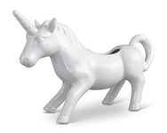 HIC Harold Import Co. HIC Unicorn Creamer, Fine White Porcelain, 4-Ounces