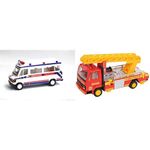 Centy Toys Tmp 207 Ambulance & Fire Ladder Truck|White, Kid