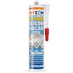 Dryzone Silicone Sealant White Anti-Mould - Waterproof Premium Sanitary-Grade, Low VOC Sealant for Bathroom and Kitchen