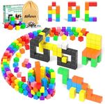 Apluses 96Pcs Magnetic Blocks, More Quantity can Create Bigger Buildings and Improve Children's Thinking