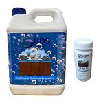 SUDS-ONLINE Quality Chlorine Granules 5kg Hot Tub Spa Swimming Pool + Chlorine Testing Strips