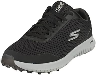 Skechers Go Golf Max 2 Fairway 3, Sneaker Uomo, Black Textile/Gray Trim, 42 EU