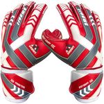 amport Goalkeeper Gloves – Finger Spine Protection, Hybrid Cut & Wide Double Layer Wristband – Unique Designed, Best Grippy and Consistent Palm Grip Goalie Gloves for Kids, Youth & Adult