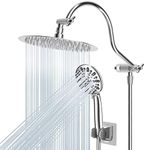 Hibbent All Metal Shower Head, 10''