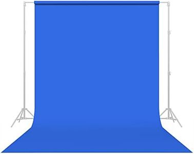 Savage Seamless Paper Photography Backdrop - Color #58 Studio Blue, Size 107 Inches Wide x 36 Feet Long, Backdrop for YouTube Videos, Streaming, Interviews and Portraits - Made in USA