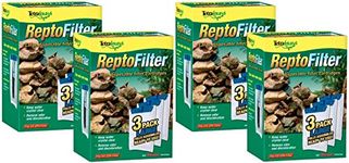 Tetra ReptoFilter Filter Cartridges, Large - 12 Total Cartridges (4 Packs with 3 per Pack)
