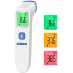 No-Touch Thermometer for Adults and Kids, Fast Accurate Baby Thermometer with Fever Alarm & Mute Mode -Take Quick Temperature Easily