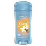 Secret Clear Gel Antiperspirant and Deodorant, Vanilla Scent, 73 grams