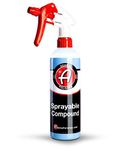 Adam's Sprayable Compound 16oz - Car Paint Polish Swirl & Scratch Remover for Use with Orbital Polisher Before Applying A Wax Sealant or Ceramic Coating