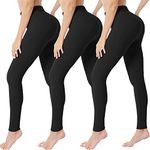 VALANDY Womens High Waisted Leggings Buttery Soft Stretchy Tummy Control Workout Gym Yoga Pants Slim Tights Regular&Plus Size