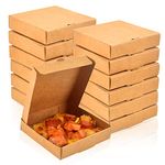 WANGDEFA 50 Pack Kraft Small Pizza Boxes Mini Pizza Boxes 3.5 x 3.5 White Mini Pizza Boxes White Pizza Boxes 3.5 Inch Mini Pizza Boxes for Pizzas Cookie Mini Pies Party Favors