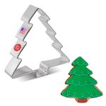 Christmas Tree Cookie Cutter 10.2 cm, Made in USA by Ann Clark