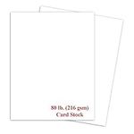 White Thick Paper Cardstock - for B