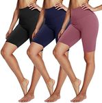 YOLIX 3 Pack Biker Shorts for Women