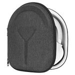 Geekria Shield Headphones Case Compatible with JBL JBL Tune 770NC, Tune 760NC, Tune 750NC, Tune 720BT, Live 770NC Case, Replacement Hard Shell Travel Carrying Bag with Cable Storage (Dark Grey)