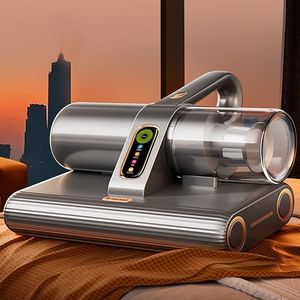 RANVOO [Dual-Suction with UV Lights Handheld Vacuum Cleaner with Dust Sensor, Anti-Allergen Bed Mattress Ultrasonic & Heating with 6 Stage HEPA Filter for Dust, Pet Hair, Sofas, Carpets, Couch