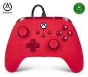 PowerA Advantage Wired Gaming Controller for Xbox Series X/S, Xbox One, PC, Windows 10/11, Red (Officially Licensed)