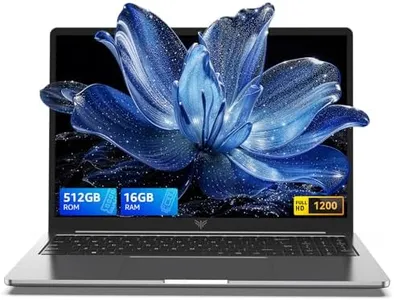 KAIGERR 2025 Laptop, Laptop Computer with Intel Quad-Core Processor(Up to 3.6GHz), 16GB DDR4 512GB SSD Windows 11 Laptop, 15.6" IPS 1080P, Metal Shell, USB3.2