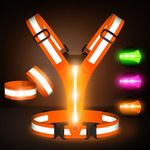 Led Light Up Running Vest Reflectiv