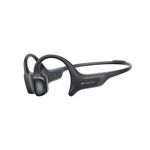 mojawa HaptiFit Terra Open Ear Bluetooth Bone Conduction Headphones with Mic and 32GB MP3, Waterproof Wireless Earphones for Workouts, Swimming and Running (Black)