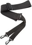 D'Addario Accessories Banjo Strap with Clips - Strap for Banjo - Banjo Accessories - Nylon - Black