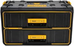 DEWALT ToughSystem Portable Tool Box, 2.0 Two-Drawer, 21.8in. (DWST08320)