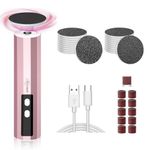 MAYCREATE® Electric Foot Callus Remover Nail File 2 in 1 Cordless Nail File Foot Exfoliation Device Foot File for Dead Skin, Calluses Electric Callus Remover with Polish Disc & Sandpaper Rolls