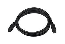 CERRXIAN 1.8M FireWire 800 Black Cable 9-pin to 9-pin - IEEE 1394B (for Mac and PC)
